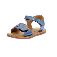Leren kindersandalen Dyastar KICKERS® marineblauw - thumbnail
