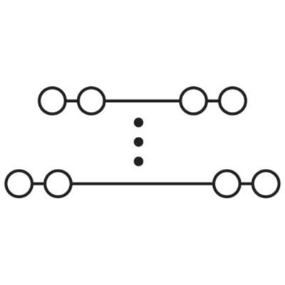 Phoenix Contact 3270231 Rangeerverdeler 8.3 mm Spanveer Grijs 10 stuk(s)