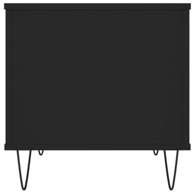 Salontafel 60x44,5x45 cm bewerkt hout zwart