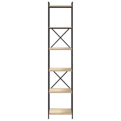 Boekenkast Sonoma eiken 40 x 30 x 188 cm Bewerkt hout