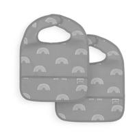 Jollein slab waterproof - set van 2 - rainbow grey - thumbnail