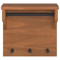 Wandkapstok SANDNES 43x30x42 cm massief grenenhout - thumbnail