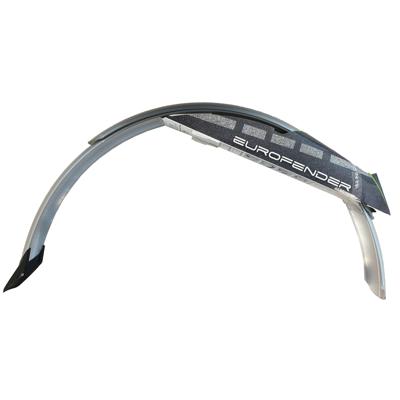 Eurofender spatbordenset 26 inch 58 mm zilver Eurofender spatbordenset 26 inch 58 mm zilver