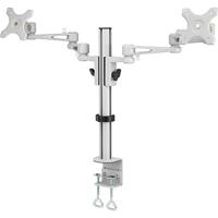 SpeaKa Professional SP-5986112 Monitor-tafelbeugel 2-voudig 33,0 cm (13) - 68,6 cm (27) Grijs In hoogte verstelbaar, Kantelbaar, Zwenkbaar, Roteerbaar - thumbnail