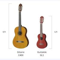 Yamaha GL1 PB Guitalele 6-snarige gitaar-ukelele Persimmon Brown - thumbnail