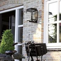 De Vecht Muurlamp Bewegingssensor Zwart - thumbnail