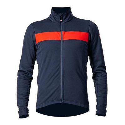 Castelli Raddoppia 3 fietsjack savile blauw heren M Castelli Raddoppia 3 fietsjack savile blauw heren M