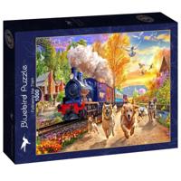 Following the Train Puzzel 1000 stukjes - thumbnail