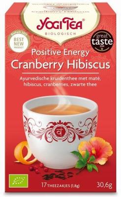 Yogi Tea Positive Energy Cranberry Hibiscus