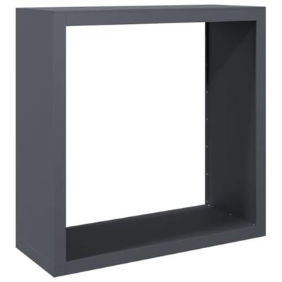 VidaXL Haardhoutrek 100x40x100 cm staal antracietkleurig VidaXL Haardhoutrek 100x40x100 cm staal antracietkleurig
