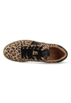 DWRS Poona Leopard B11456-09 Bruin / Zwart-39 maat 39