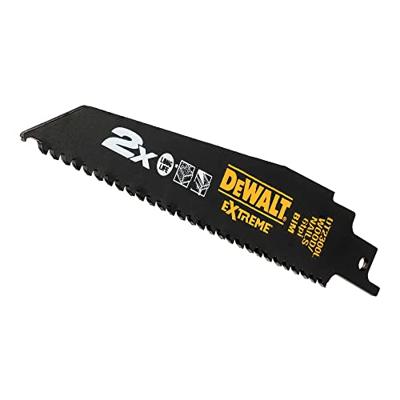 DeWalt Accessoires Reciprozaagblad 2X BiM 152x4,2mm, hout - DT2300L-QZ - thumbnail