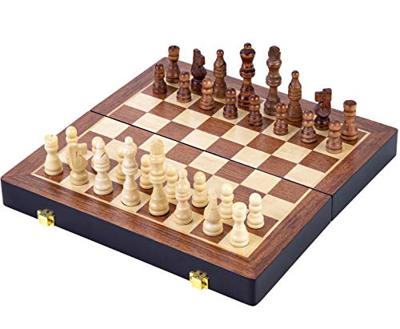 Schaakspel Hout Opklapbaar Essenhout
