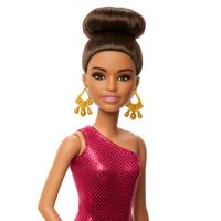 Barbie - Ballroomdanserespop en accessoires - Brunette met trofee - Barbie - JFR09 - thumbnail