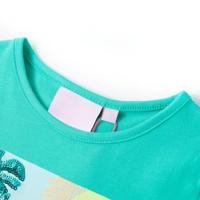 Kindershirt 140 mintkleurig - thumbnail