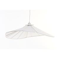 Plafondlamp DKD Home Decor Metaal Linnen Wit 50 W (68 x 68 x 21 cm) - thumbnail