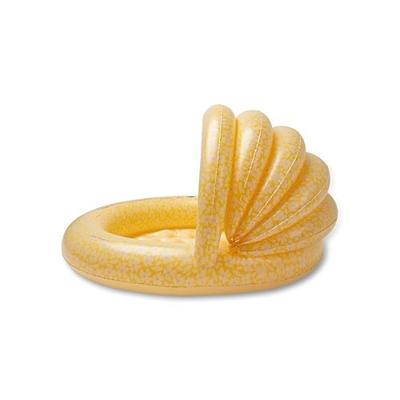 Swim Essentials Zwembad met zonnescherm Florish Geel 100 cm