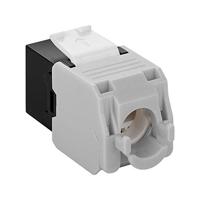 Goobay Goobay 90692 Keystone Modul RJ45 Kupplung CAT6 A Verbinder RJ 45 Stecker Schwarz RJ45-inbouwmodule Keystone CAT 6A 1 stuk(s) - thumbnail