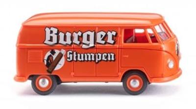 Wiking 078818 H0 Vrachtwagen Volkswagen T1 (type 2) bestelwagen „burger Stoppen” Wiking 078818 H0 Vrachtwagen Volkswagen T1 (type 2) bestelwagen „burger Stoppen”
