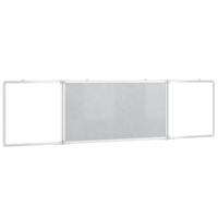 Whiteboard magnetisch inklapbaar 160x40x1,7 cm aluminium - thumbnail
