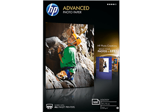 HP Advanced fotopapier ft 10 x 15 cm, 250 g, pak van 100 vel, glanzend