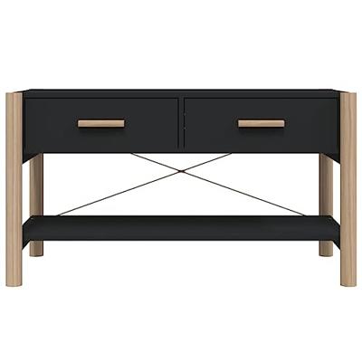 Tv-meubel 82x38x45 cm bewerkt hout zwart