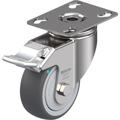 Blickle LKPXA-PATH 80KFD-FI Zwenkwiel met rem Wieldiameter: 80 mm Draagvermogen (max.): 120 kg 1 stuk(s) Blickle LKPXA-PATH 80KFD-FI Zwenkwiel met rem Wieldiameter: 80 mm Draagvermogen (max.): 120 kg 1 stuk(s)