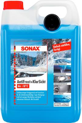 SONAX ruitenvloeistof anti-vries "antifrost & klarsicht" anti-rust and clear view citrus ready to use
