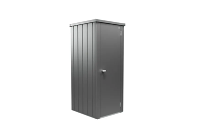 Biohort Julia L High metalen terraskast 77,7x87x180,9 cm kwartsgrijs metallic- - Metaal- Biohort