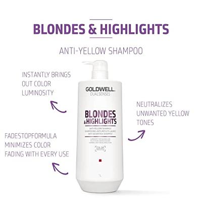 Goldwell Dualsenses Blondes & Highlights Anti-Yellow Shampoo 1000ml Goldwell Dualsenses Blondes & Highlights Anti-Yellow Shampoo 1000ml