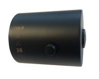 Thermostaatknop Wiesbaden Caral Voor Regendoucheset Opbouw Mat Zwart - thumbnail