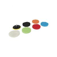 Polijstschijvenset 7-delig 150 mm. - thumbnail