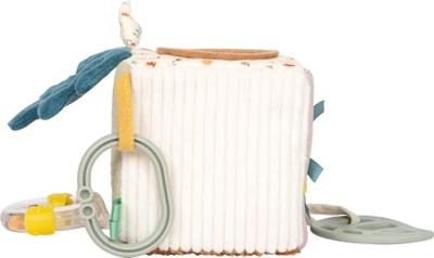 Stoffen babyspeelkubus LITTLE LION small foot meerkleurig