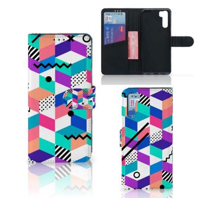 OPPO A91 | Reno3 | Book Case | Blokken Kleurrijk