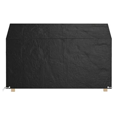 Tuinbankhoes met 8 oogjes 190x70x70/88 cm polyetheen