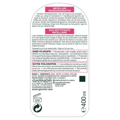 Garnier SkinActive Alles-in-1 Micellair Reinigingswater Garnier SkinActive Alles-in-1 Micellair Reinigingswater