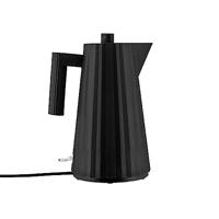 Alessi Plissé Waterkoker 1,7 l zwart - thumbnail
