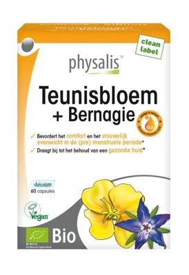 Physalis Teunisbloem + Bernagie 60Capsules