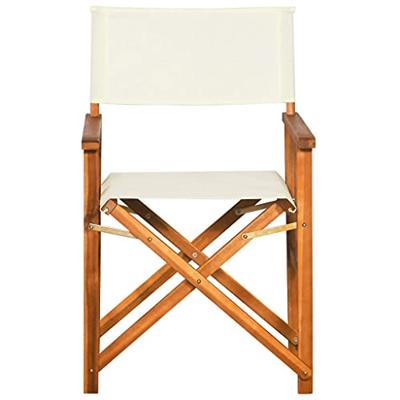 VidaXL Regisseursstoelen 2 st massief acaciahout