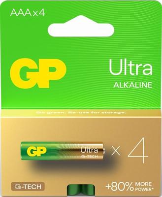 GP GP24AU-2U4 AAA Ultra Alkaline batterijen 1.5 V (4 stuks)