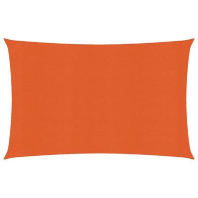 Zonnezeil 160 g/m 2,5x3,5 m HDPE oranje