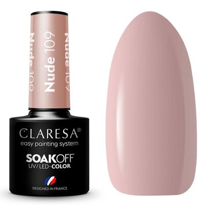 Claresa uv/led gellak 5ml nude 109 Claresa uv/led gellak 5ml nude 109