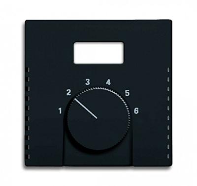 Busch-Jaeger 2CKA001710A3695 Temperatuurregelaar Afdekking Future lineair Zwart-grijs, Antraciet 1 stuk(s)