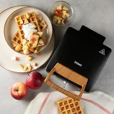 DOMO WAFFELEISEN - INKY BLACK Wafelijzer Zwart