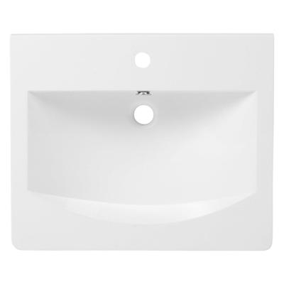 Wastafel Differnz Stripe 60x49 cm Wit Differnz Wastafel Differnz Stripe 60x49 cm Wit Differnz