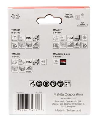 Makita Accessoires Timmerman set 5Stk - B-67511 - B-67511