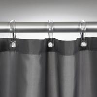 Douchegordijn Sealskin Madeira 100% Polyester 180x200 Grijs - thumbnail