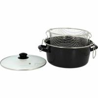 THEKITCHENETTE Friteuse met deksel 3645580 26cm Alle warmtebronnen inclusief inductie - thumbnail