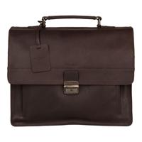 Burkely Vintage Scott Briefcase-Brown - thumbnail