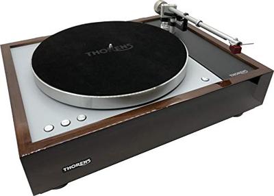 Thorens Leather turntable mat zwart